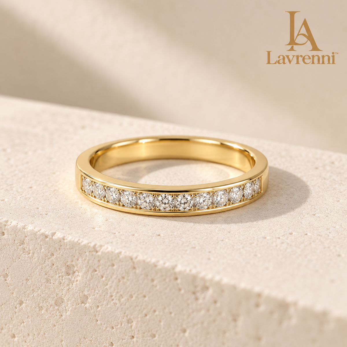 Lavrenni™ Crystal-Accent Band Ring