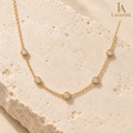 Lavrenni™ Emerald-Cut Green Pendant Necklace