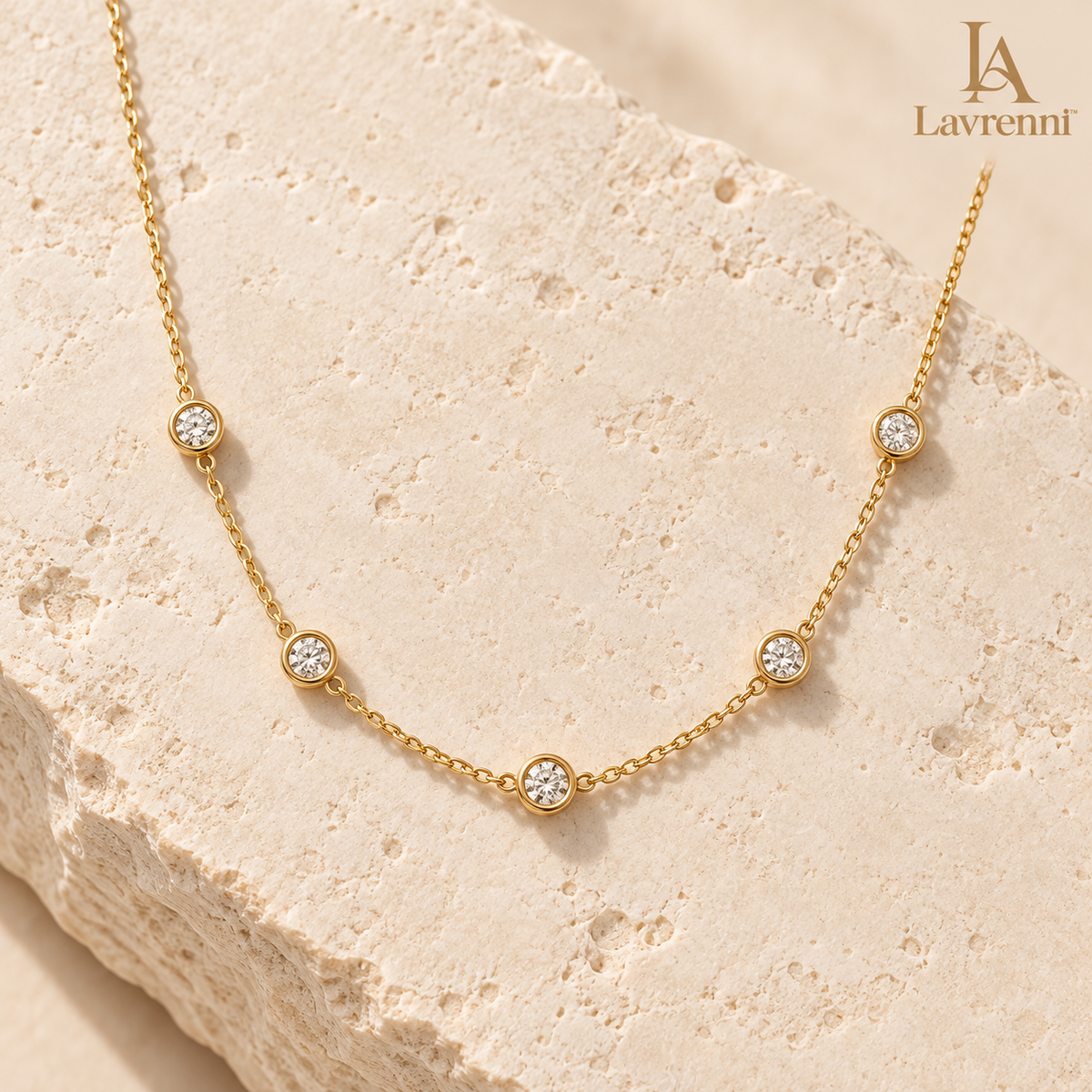 Lavrenni™ Emerald-Cut Green Pendant Necklace