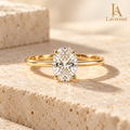 Lavrenni™ Oval Solitaire Ring