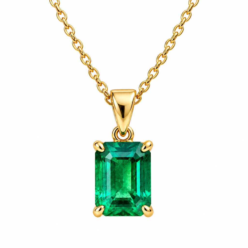 Lavrenni™ Round Solitaire Pendant Necklace