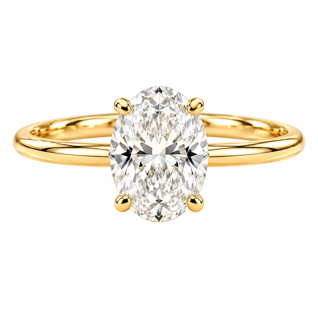 Lavrenni™ Oval Solitaire Ring
