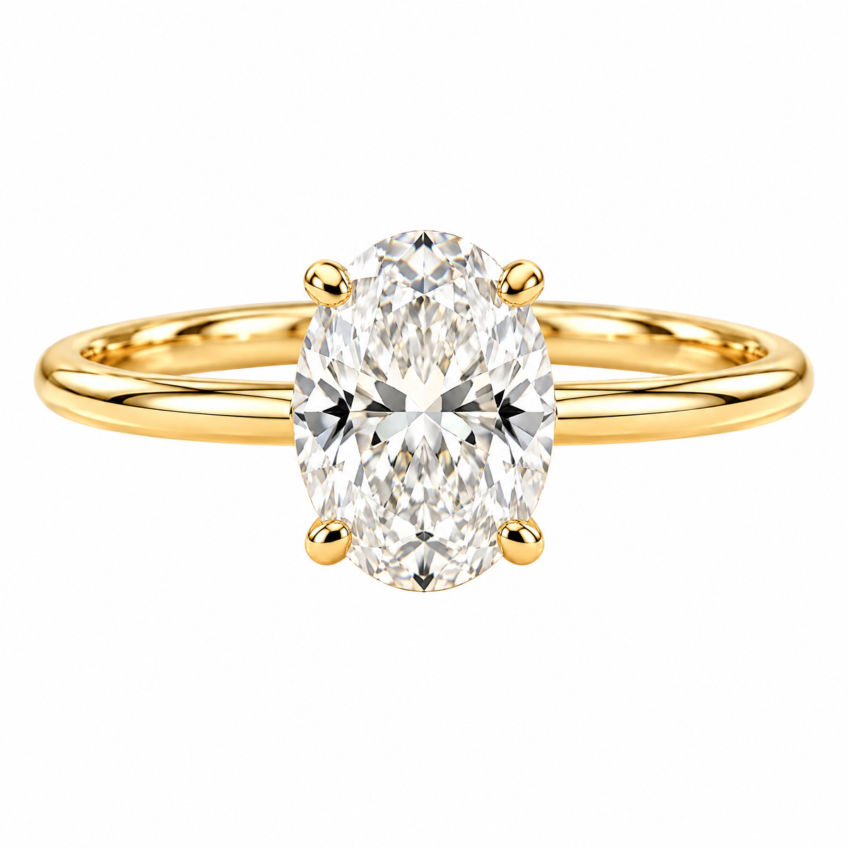 Lavrenni™ Oval Solitaire Ring