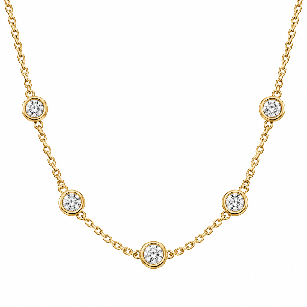 Lavrenni™ Emerald-Cut Green Pendant Necklace