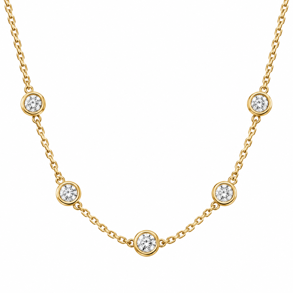 Lavrenni™ Emerald-Cut Green Pendant Necklace