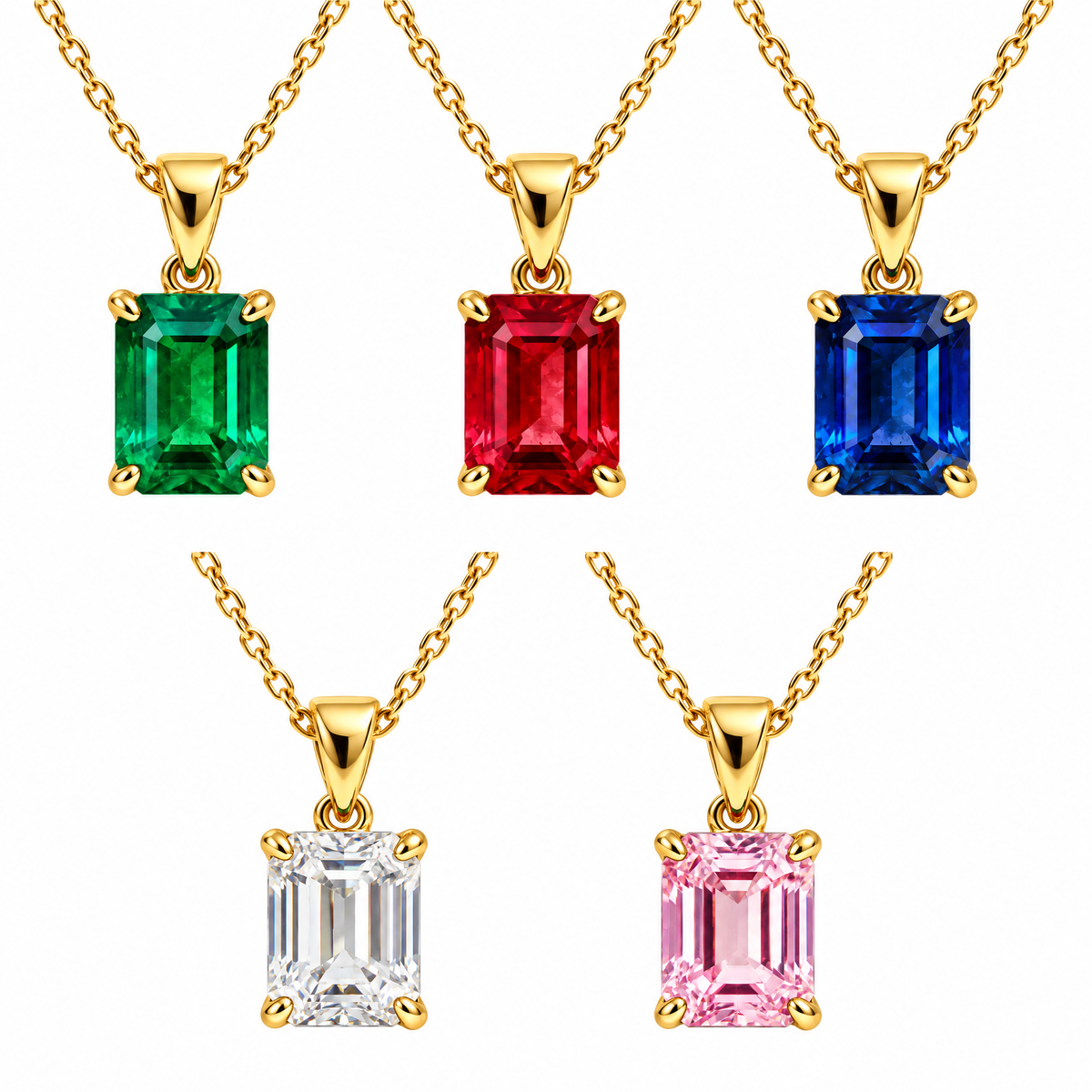 Lavrenni™ Round Solitaire Pendant Necklace