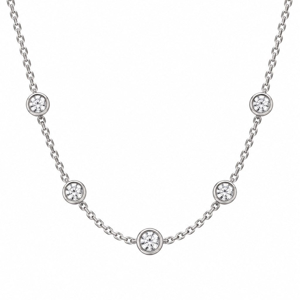 Lavrenni™ Emerald-Cut Green Pendant Necklace