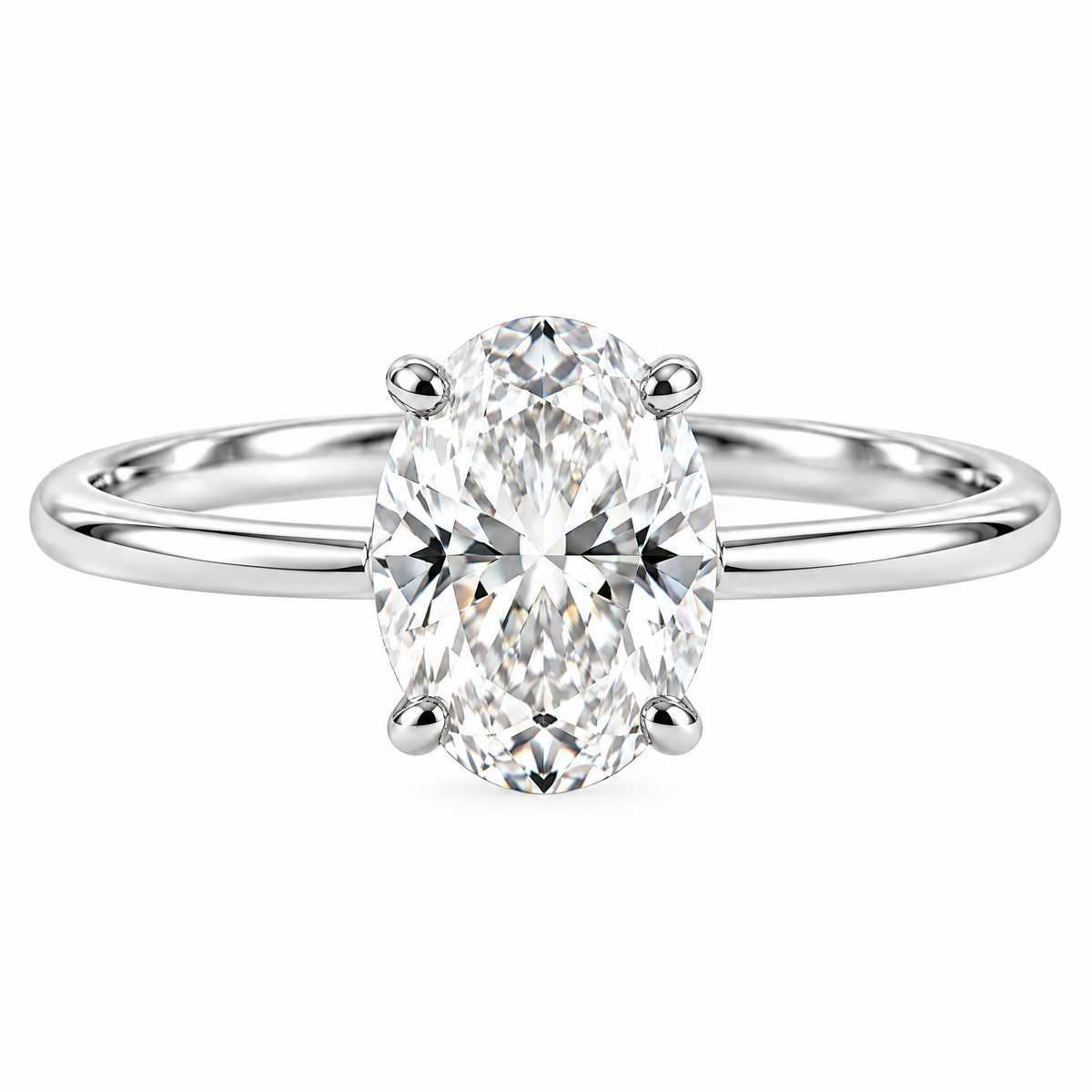 Lavrenni™ Oval Solitaire Ring